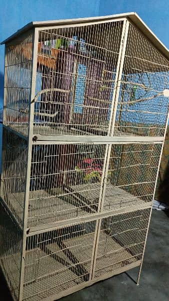 6 PARTION CAGE For birds 3