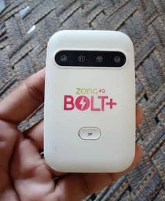 ZONG 4G BOLT+ DEVICE UNLOCKED ALL SIMS WORKING. .