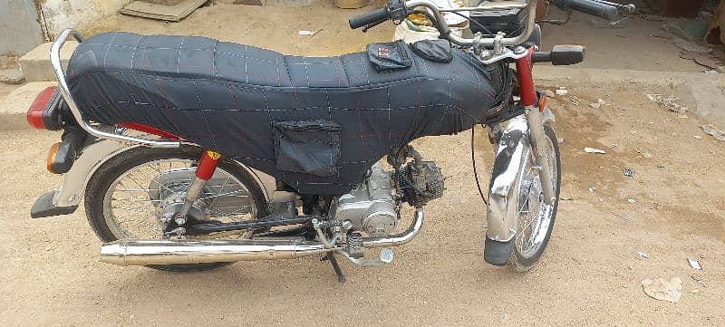 Honda CD 2021 karachi number locataion landhi babar market 1