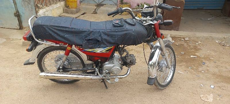 Honda CD 2021 karachi number locataion landhi babar market 3