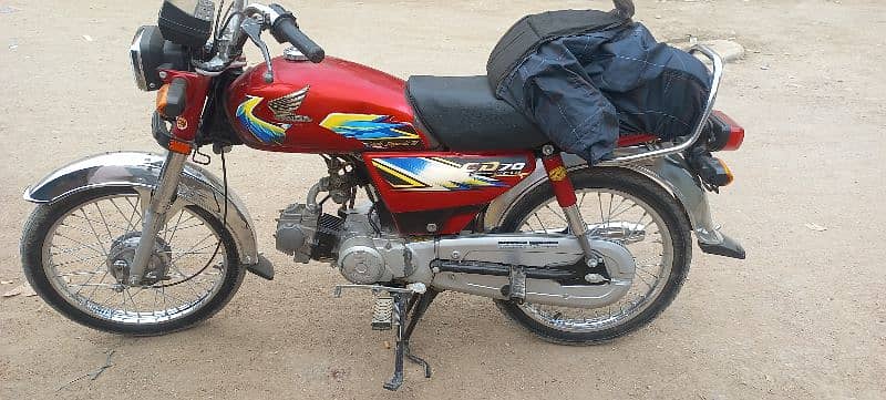 Honda CD 2021 karachi number locataion landhi babar market 5