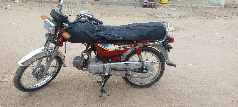 Honda CD 2021 karachi number locataion landhi babar market 6