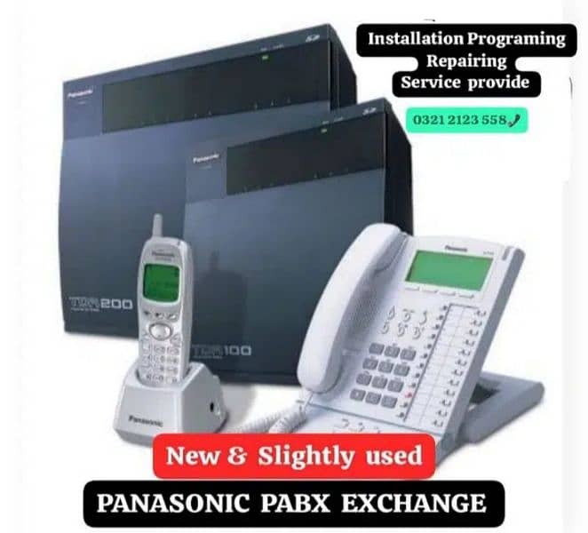 PABX exchange system New/ & used program / installation 0321-2123558 0