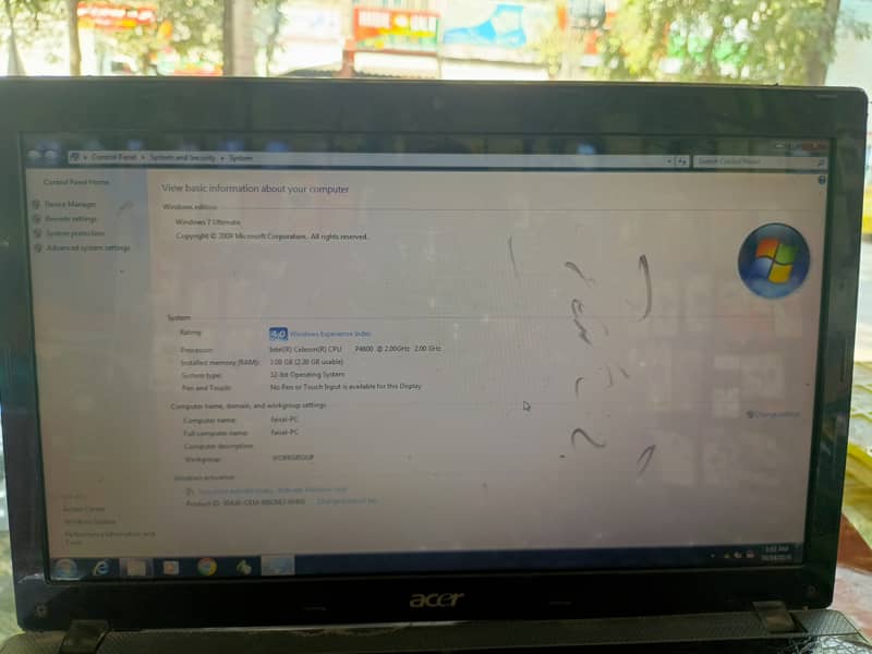 hay I am selling my old laptop Acer aspire  modal 5763z 6