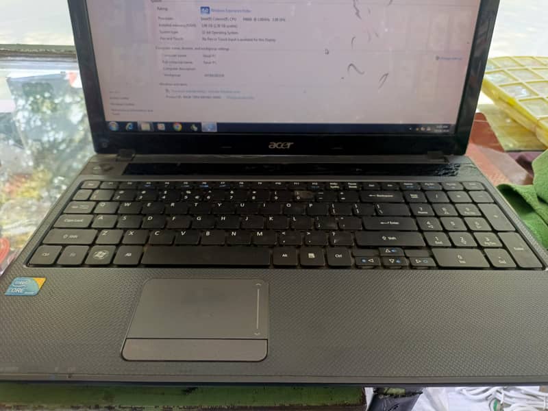 hay I am selling my old laptop Acer aspire  modal 5763z 7