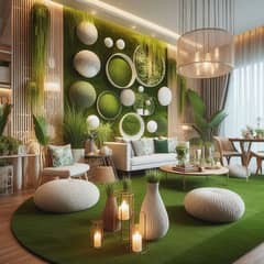 artificial grass wallpaper ceiling 3d floor avail