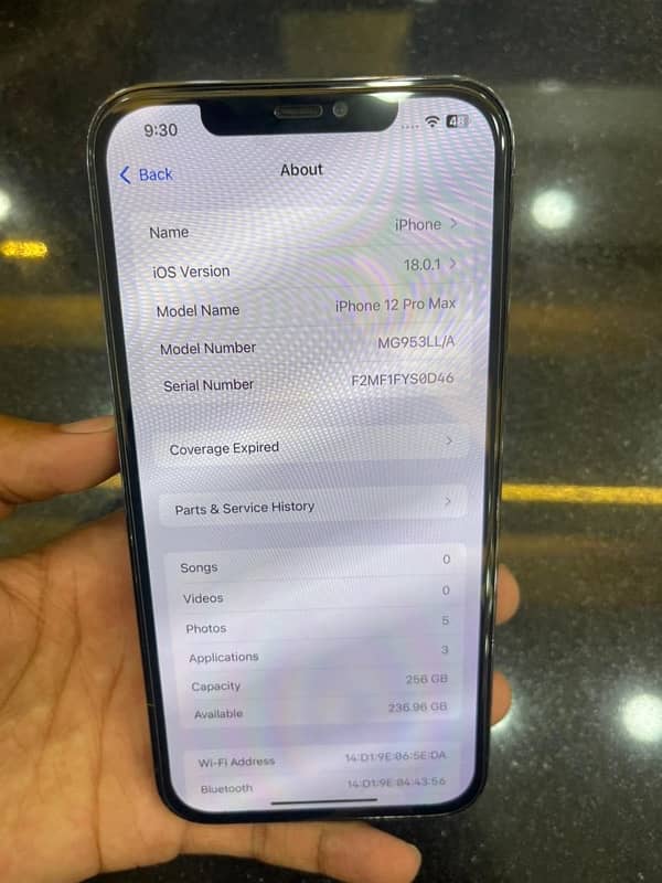 iPhone 12 Pro max non pta 256 Gb 6