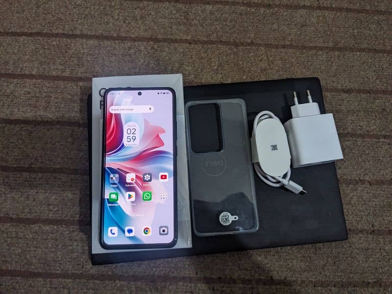 urgent sale oppo Reno 11 f just open box 2