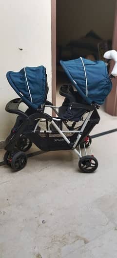 twin stroller / double stroller / pram