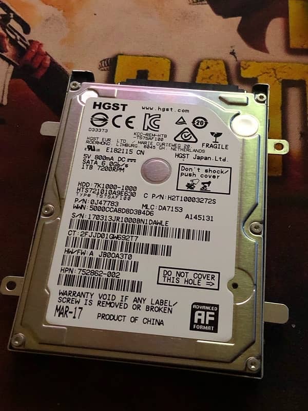 1tb HDD & 256gb M. 2 nvme 1