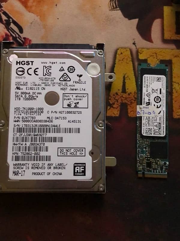 1tb HDD & 256gb M. 2 nvme 2