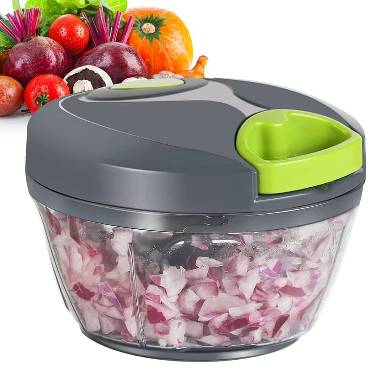 hand pull vegetalbe chopper easy kitchen 0