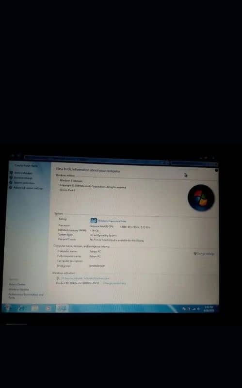 Lenovo laptop core 2 dou ha with original charger good condition 7