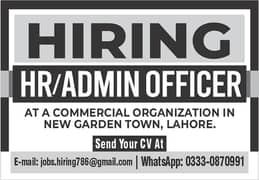 HR/Adimin Officer