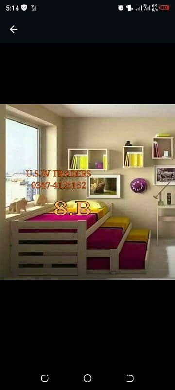 bunk beds, double triple bed master bed kids beds 9