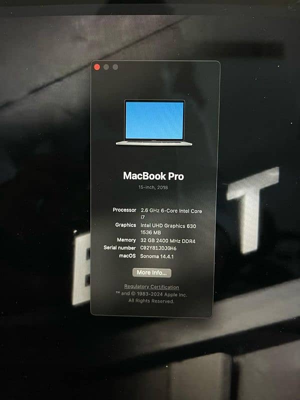 URGENT SALE!!! MACBOOK PRO 2018 1TB 4