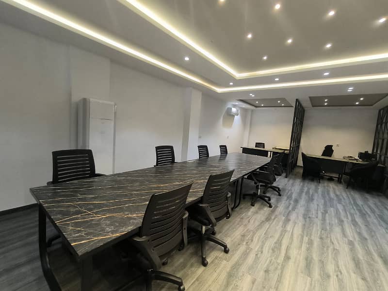 Office space for rent in gulberg for (Call center + Software house + Marketing office and other setup as you want) 3