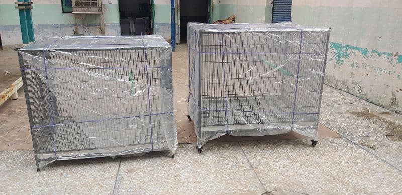 Raw & Grey Parrots Cages 6