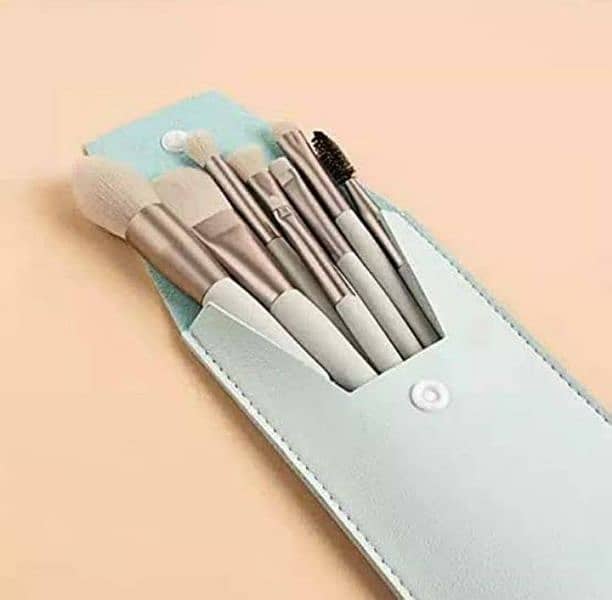 cute makeup brushes with pouch 4