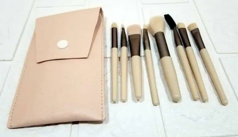 cute makeup brushes with pouch 5