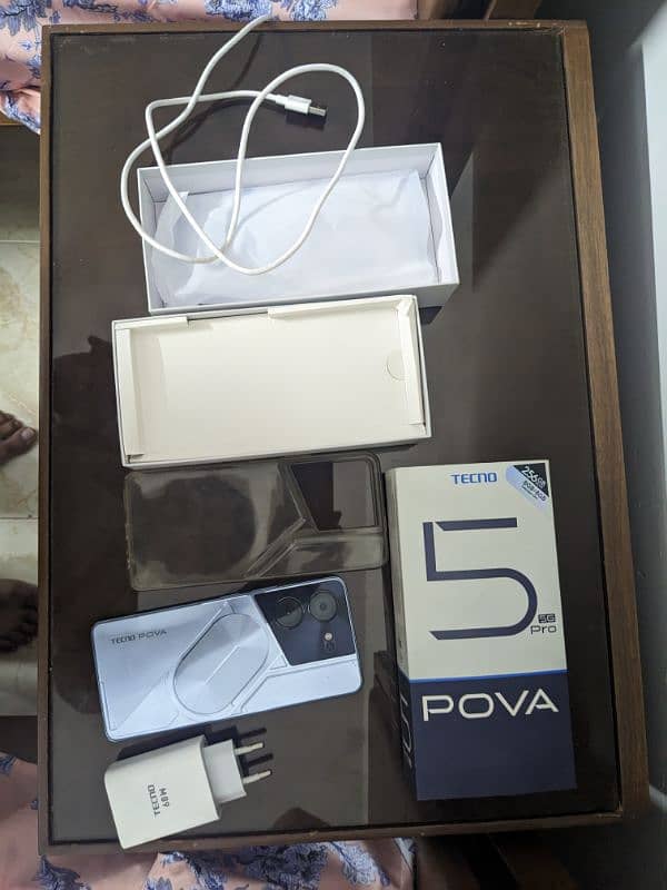 tecno pova 5 pro 5g 10/10 condition with all accessories 4