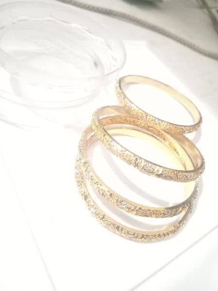 Gold plated bangles 2