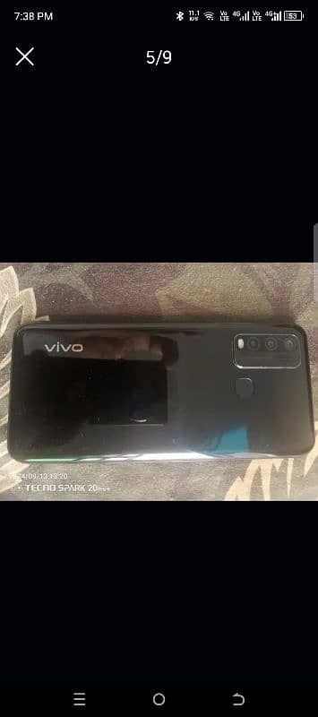 Vivo y30 4gb 128gb With Box. 4