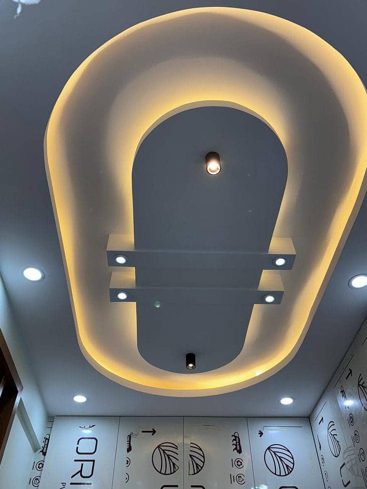 false ceiling pop / Gypsum ceiling/moldling frame /Roof ceiling 3