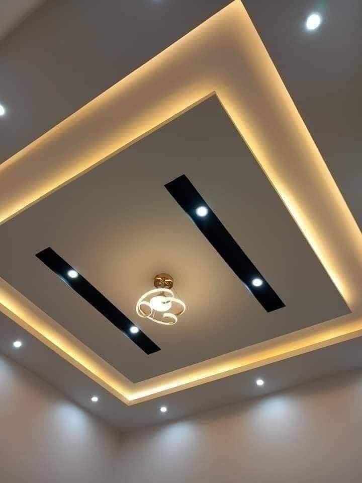 false ceiling pop / Gypsum ceiling/moldling frame /Roof ceiling 4