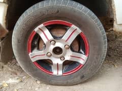 4 tire with alloy rims