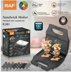 RAF 8 In 1 Sandwich Maker