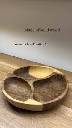 wooden bowl/platter