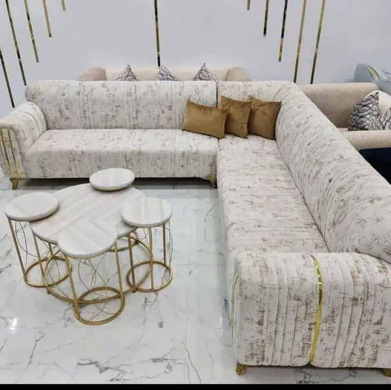 sofa set / L shape sofa set / wooden sofa set / luxury sofa set / sofa 17