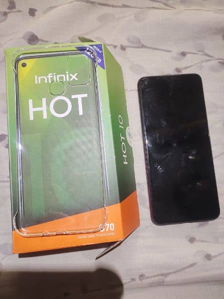 infinix hot 10 (4gb/128gb) with box only 0