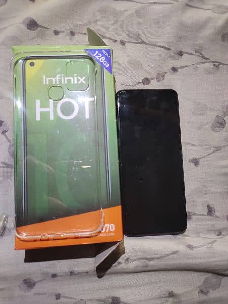 infinix hot 10 (4gb/128gb) with box only 6