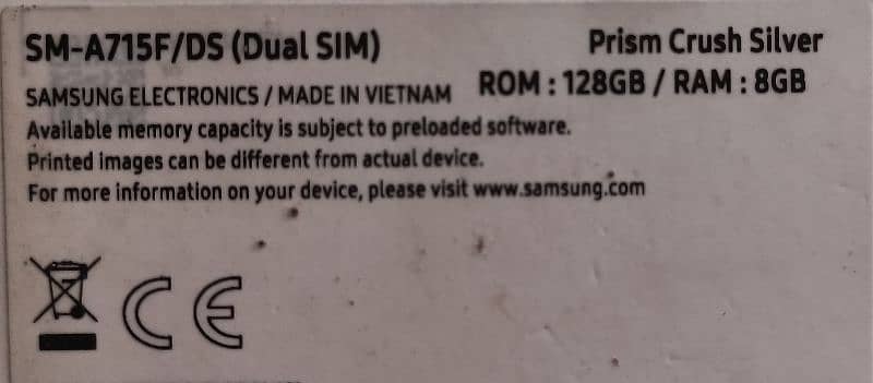 Samsung A-71 for Sale 9