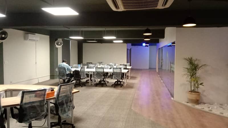 Fully Furnished 9000 Sq Ft Office Available On Rent At Ideal Location In Gulberg 0