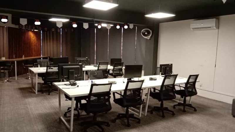 Fully Furnished 9000 Sq Ft Office Available On Rent At Ideal Location In Gulberg 17