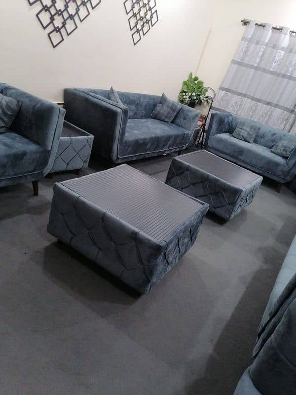 12seater sofa with 5tables for urgent sale 0