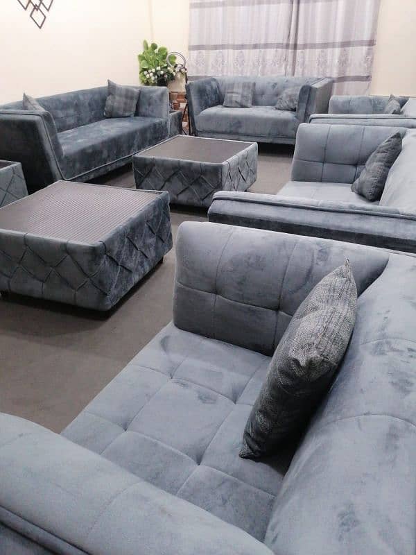 12seater sofa with 5tables for urgent sale 1