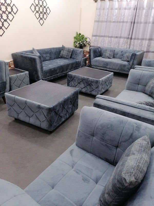 12seater sofa with 5tables for urgent sale 4