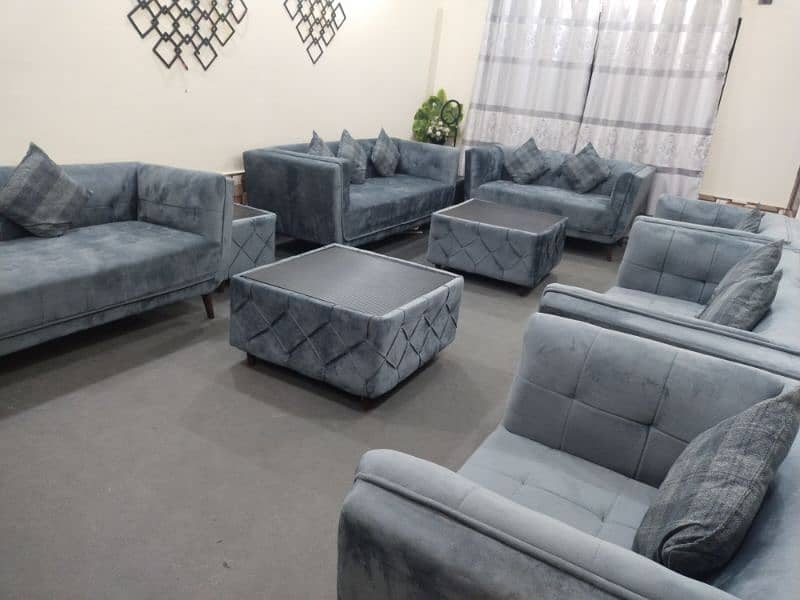 12seater sofa with 5tables for urgent sale 6