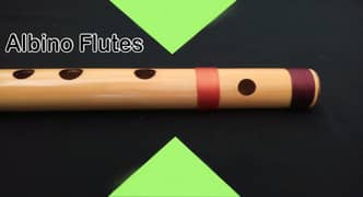 Albino C# Medium Scale Side Blown Bamboo Bansuri/Flute