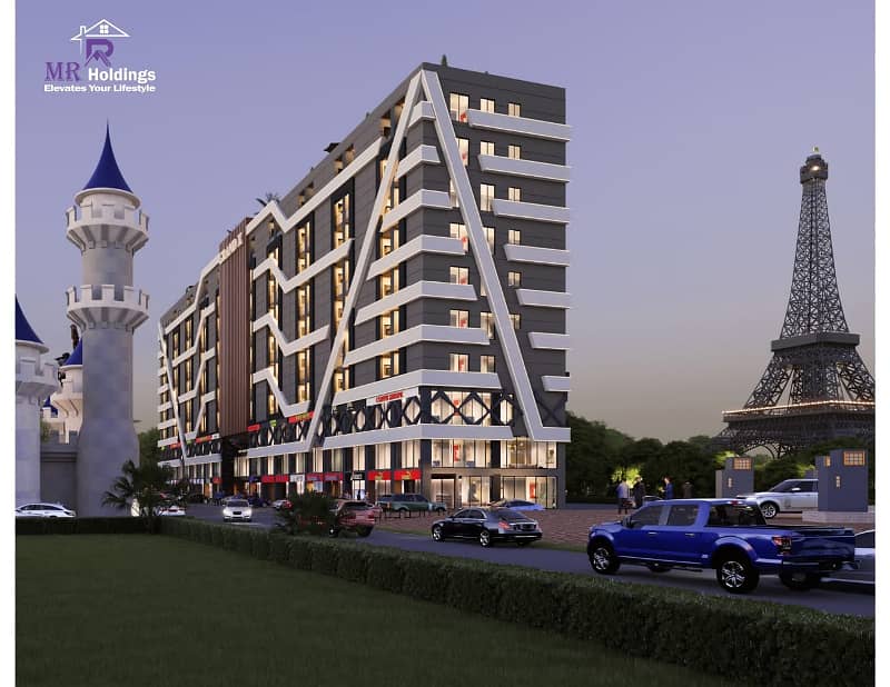 defence raya Book Luxury one bed Apartment In Just 11,520000 On Installment Plan In violet block Bahria Town Lahor. 1