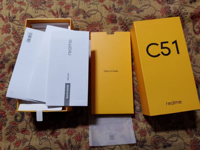 Realme c51 Ram 4+4 Rom 128 Bilkul New 7