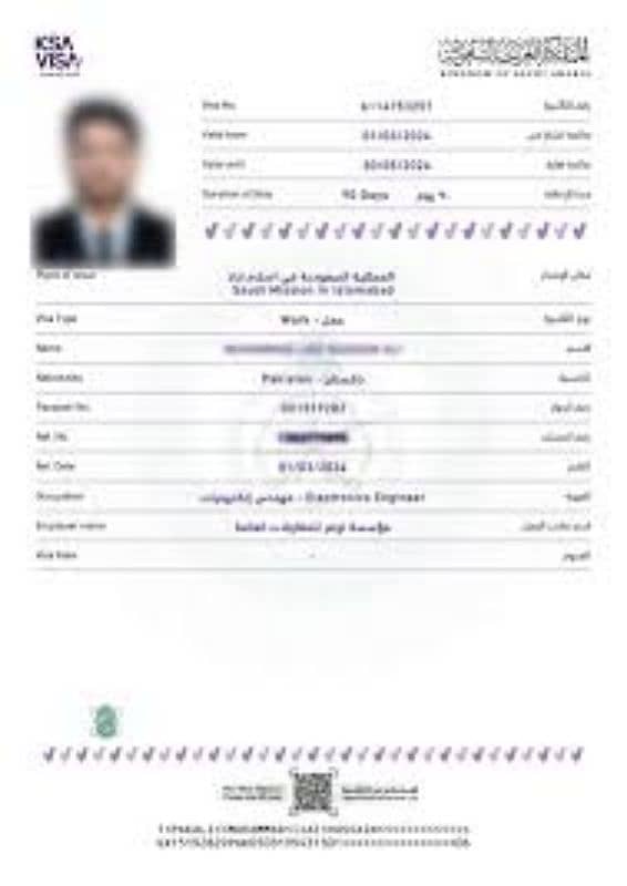 Saudia Azad visa visit visa AVAILABLE 2