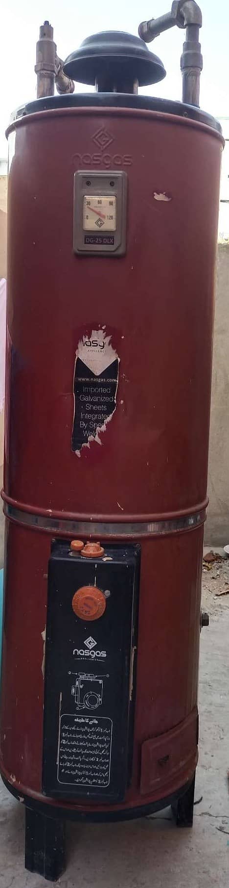 Nasgas Gas Geyser DG-25 Ltr Dlx  (03218883532) 0