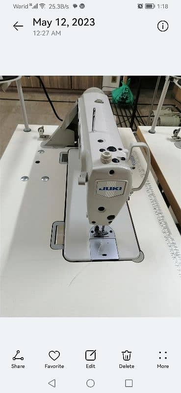 JUKI DDL 8100e Lock Stitch Machine, Made In Vietnam. 5