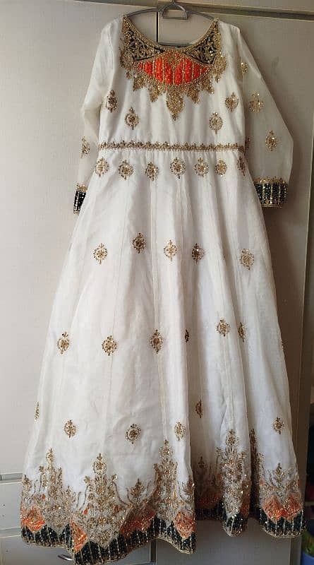 Party wear dress,Maxi with cancan attached,brand Khudabakhshcreations. 8