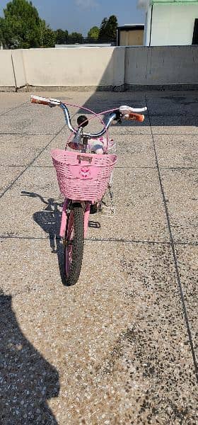 Kids Bicycle with Supporting Wheels and Stand 2